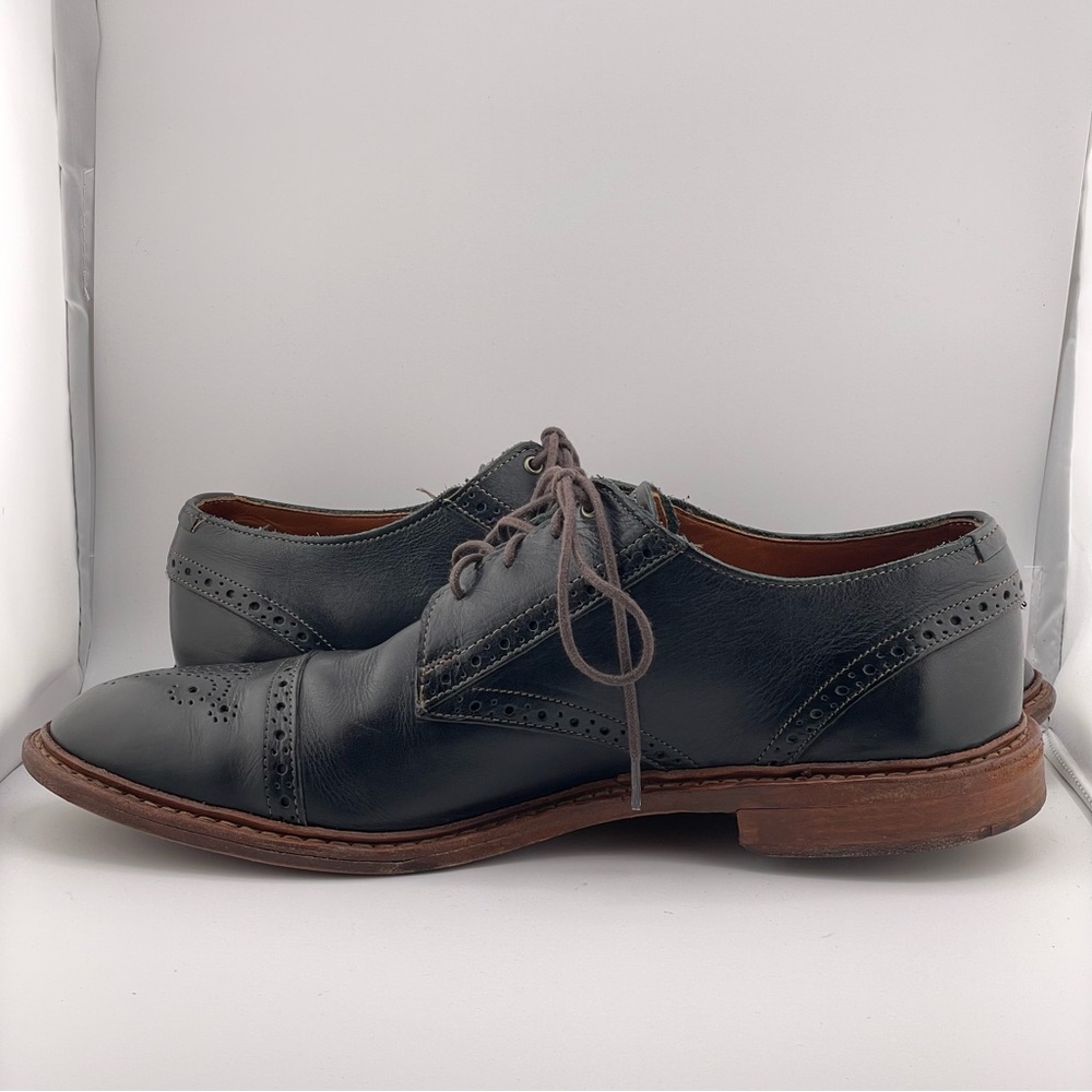 Allen Edmonds Bainbridge Mens Black Leather Oxfords Size 11 - Picture 7 of 12